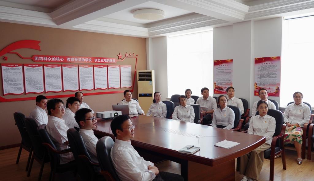 重温红色电影 传承革命精神——营口市石佛地区人民检察院开展“七一”主题党日活动